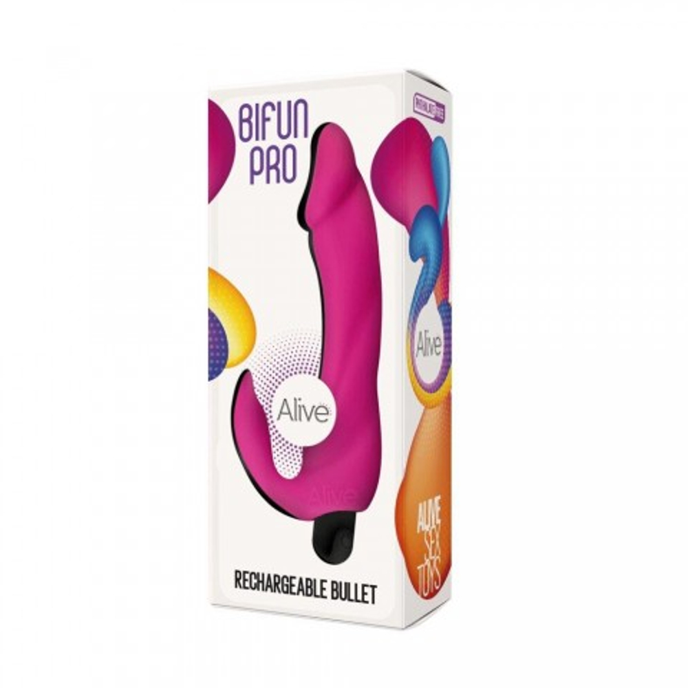 Двойной вибратор для точки G и клитора Bifun Pro от Alive