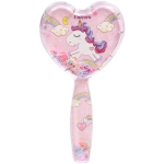 Расческа массажная детская «ФРАТТИ БУМ», единорожек Снупи, форма сердце, 20*6,5см (блистер Ультрамарин)