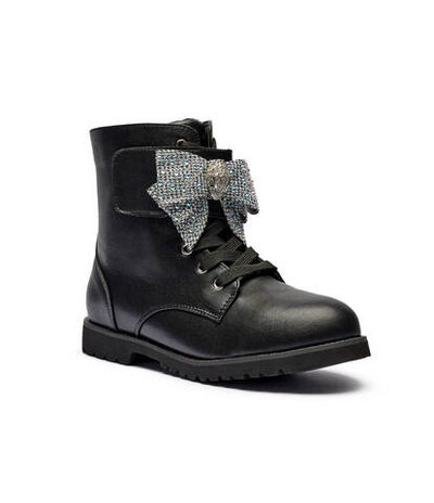 Кожаные ботильоны kensington strap bow Kurt Geiger - черный(750800109)