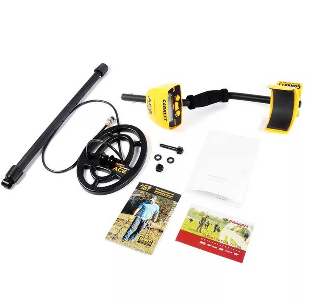Металлоискатель Garrett Ace 200i RUS (+Pro-Pointer AT+ Наушники АСЕ ClearSound Easy Stow)
