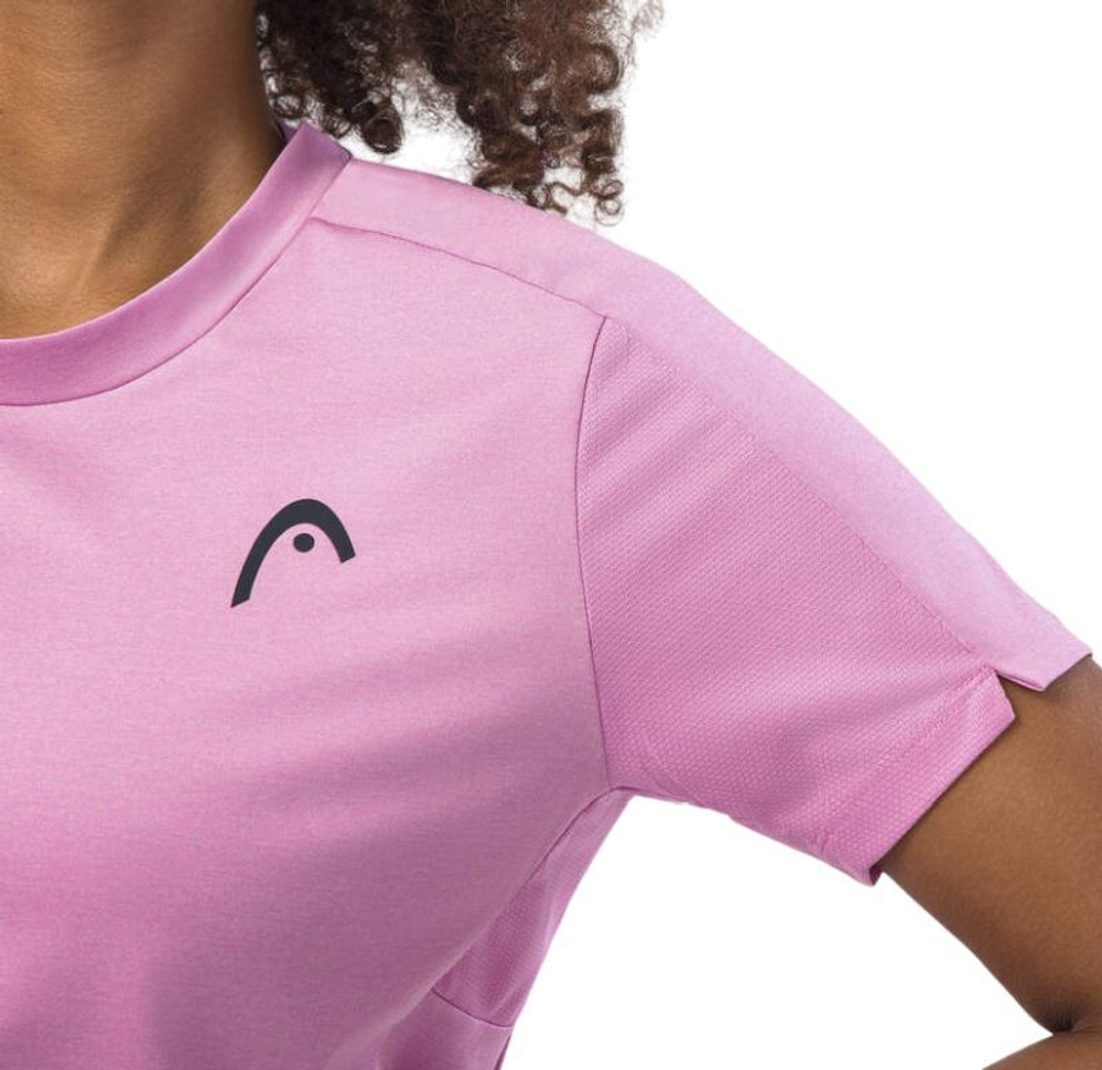 Женская теннисная футболка Head Play Tech T-Shirt - cyan