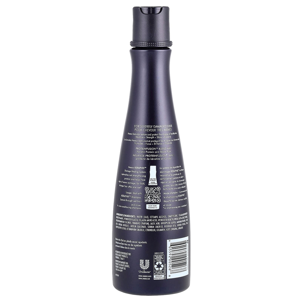 Nexxus, Keraphix ™ заживляющий кондиционер для повреждений, XX Protein Fushion ™ с кератином и черным рисом, 400 мл (13,5 жидк. Унции)
