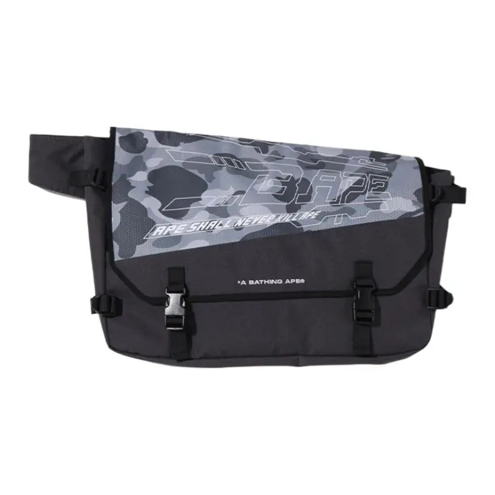A Bathing Ape Honeycomb Camo Messenger Сумка