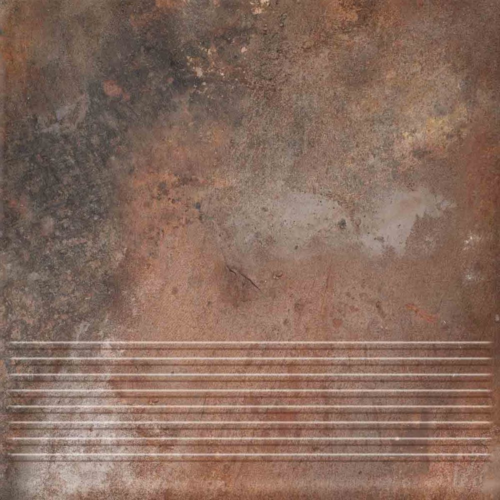 Ceramika Paradyz - Arteon Taupe - Ступень с насечками рядовая 300x300