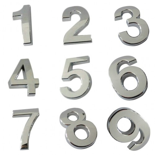 ЦИФРЫ ДВЕРНЫЕ МАЛЕНЬКИЕ 3D