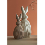 Декор из фарфора белого цвета trendy bunny из коллекции essential, 12,5х12,5x30,5 см