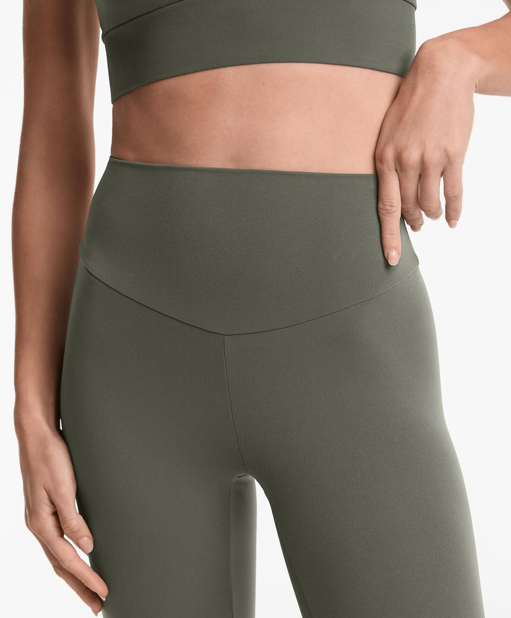 OYSHO Легинсы Comfortlux длиной до щиколотки с высокой посадкой, темный хаки