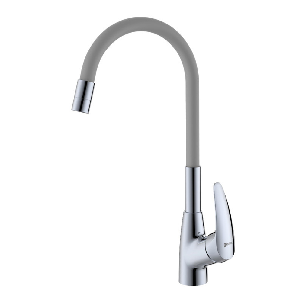 смеситель кухня LEMARK Linara с гибким изливом LM0415C-Gray