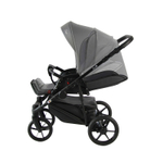 Детская коляска Sevillababy Tisso 2 в 1 серый экокожа