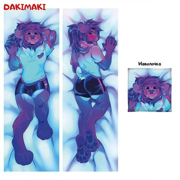 Дакимакура фурри Львица диско арт. 1187