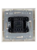 BRITE Выключатель 1-клавишный 10А в сборе ВСР10-1-0-БрЖ жемчуг IEK