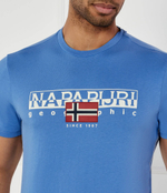 Футболка s-aylmer-h62 Napapijri - голубой(NP0A4HTO)