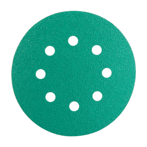 HANKO Круг "FILM GREEN" на пленочной основе, d.125мм 8 отв.  Р240