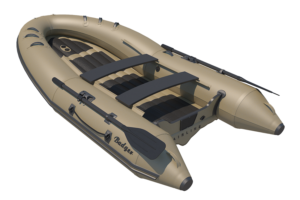 Надувная ПВХ-лодка BADGER Air Line 360, Серый