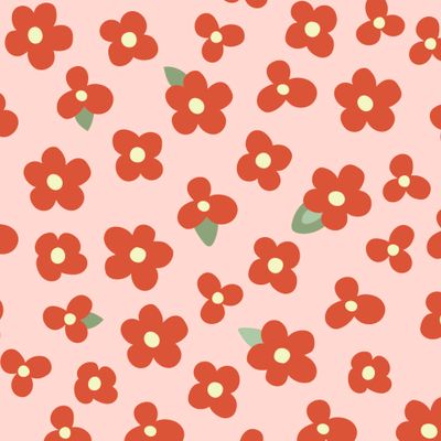 Милые простые цветочки в скандинавском стиле