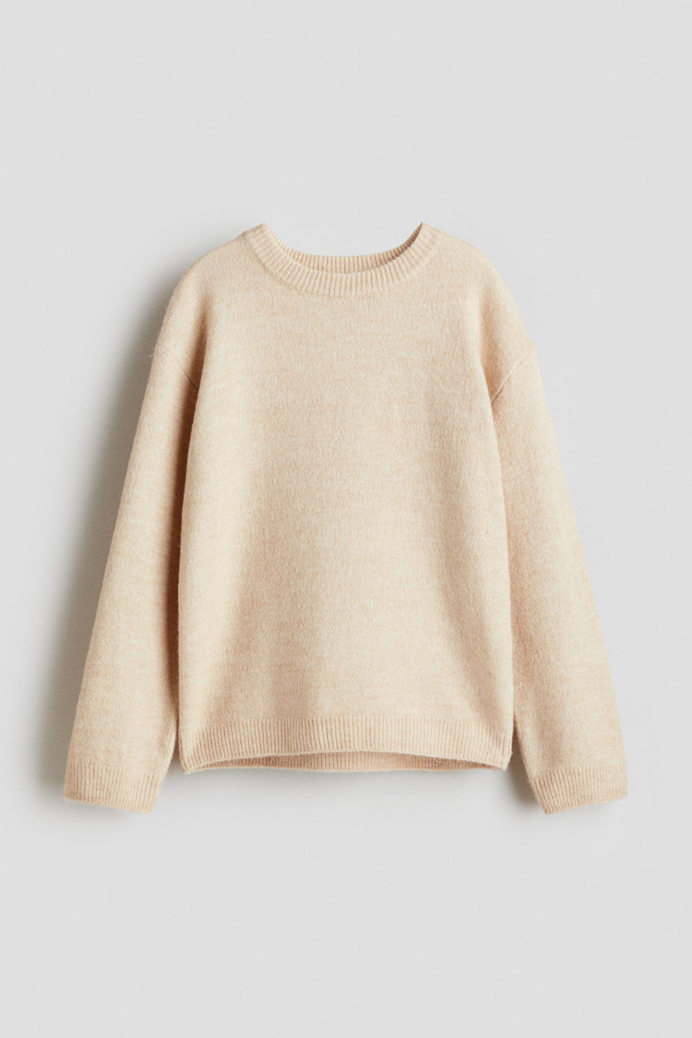 H&M Свитер свободного кроя, светло-бежевый