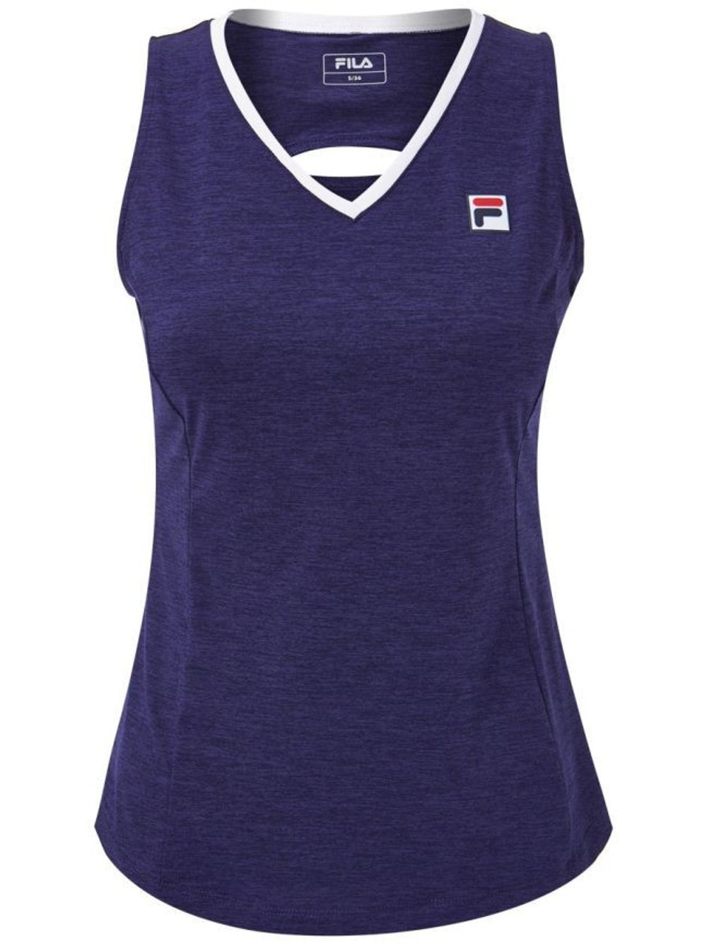 Женский топ теннисный Fila Top Annie W - серый
