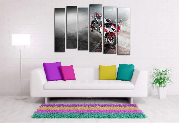 Модульная картина " Yamaha r-1 "