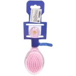 Расческа массажная детская «ФРАТТИ БУМ», малышка Аника, форма овал, 14*5,5см (блистер Ультрамарин)