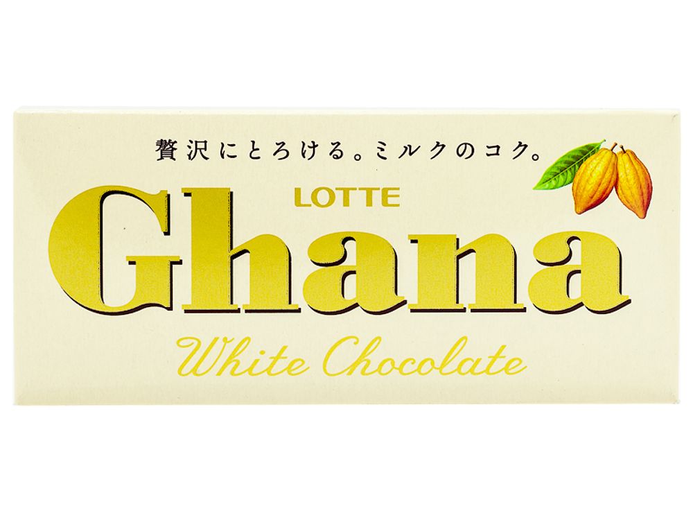 Шоколад CHANA белый, Lotte, 45гр, скидка