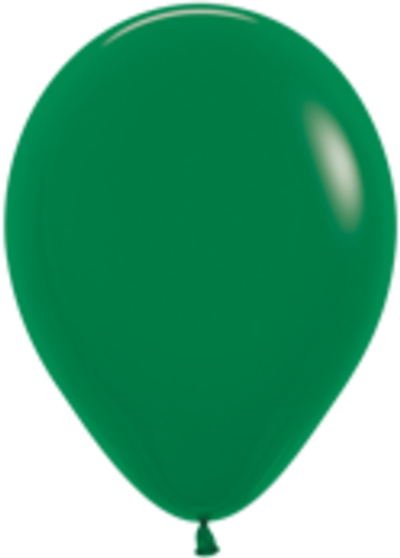 Латексный шар пастель тёмно-зелёный 12"