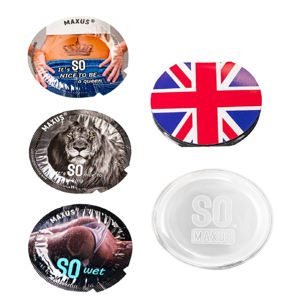 Презервативы Maxus Mixed набор в пластиковом кейсе 3 шт