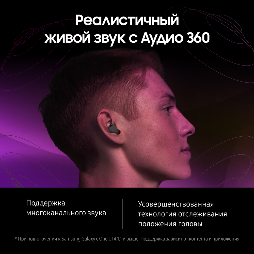 Беспроводные наушники Samsung Galaxy Buds2 Pro Графитовый (Graphite)
