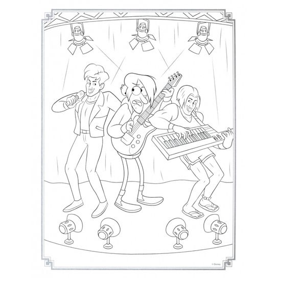 Гравити.Раскраска №2.Мэйбл и дядя Стэн