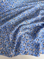 Ткань для рукоделия штапель для шитья 3 м плательная вискоза