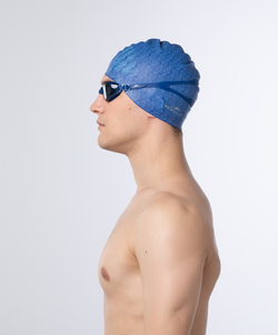 Шапочка для плавания Twist Blue, силикон