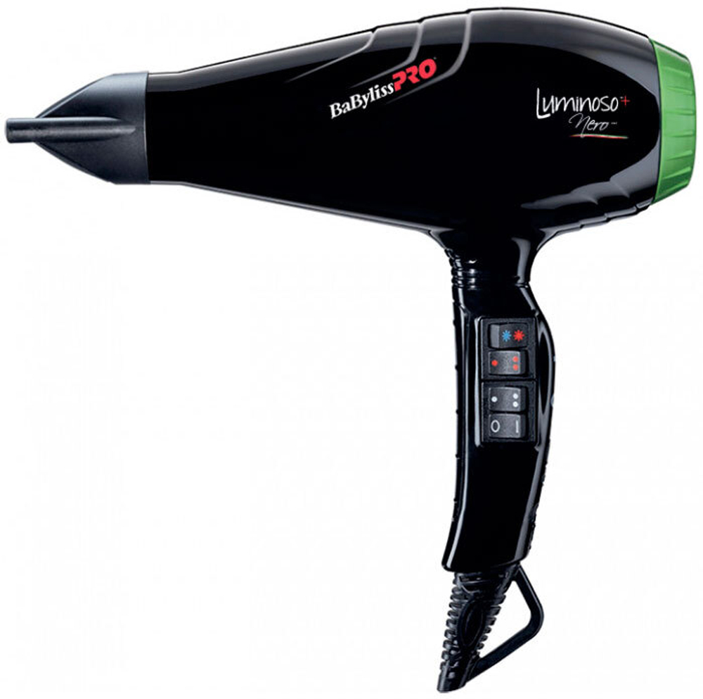 Профессиональный фен BaByliss PRO Luminoso+ Nero ionic BAB6360IBE