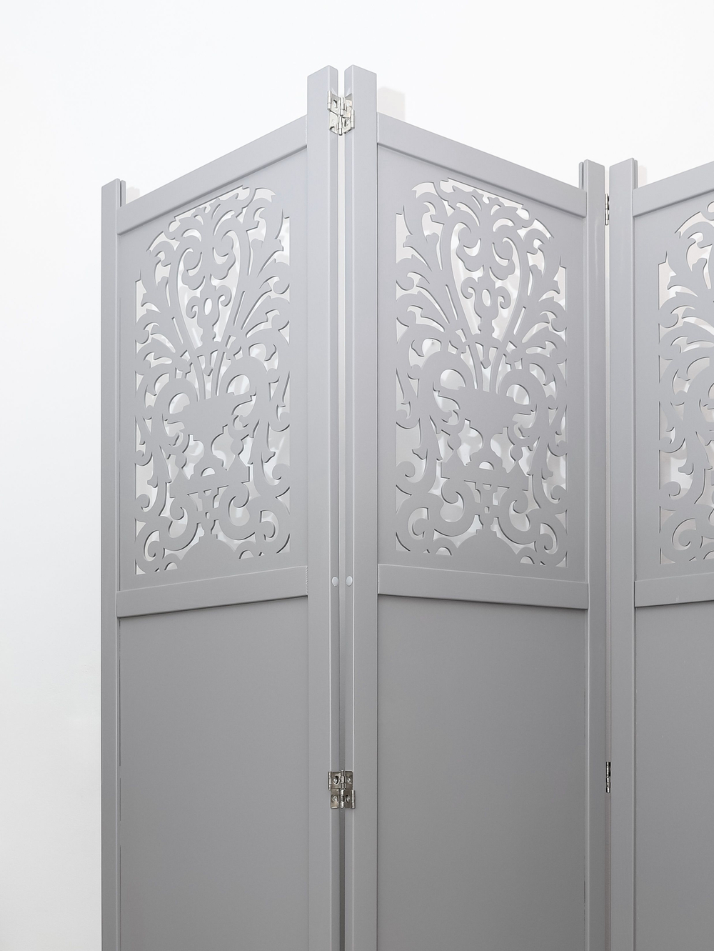 Ширма - перегородка для зонирования пространства деревянная резная "Прованс", 3 створки 1800 *480 мм