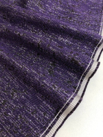 Костюмная жаккард, фиолетовый, люрекс серебро FC