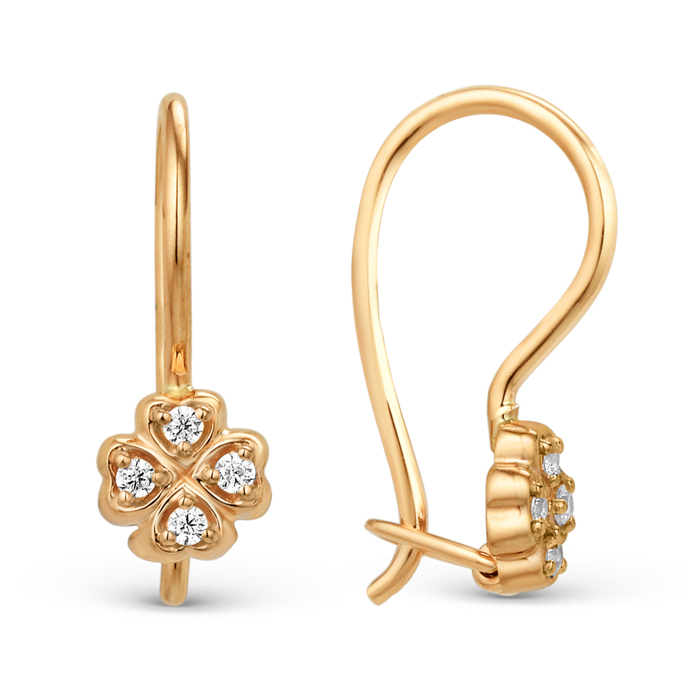 Серьги из золота 585 пробы