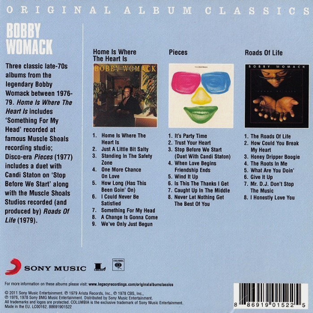 Bobby Womack / Original Album Classics (3CD)