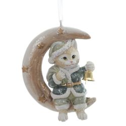 GAEM Фигурка декоративная подвесная "Котёнок", L5,5 W2 H8 см, 2в.