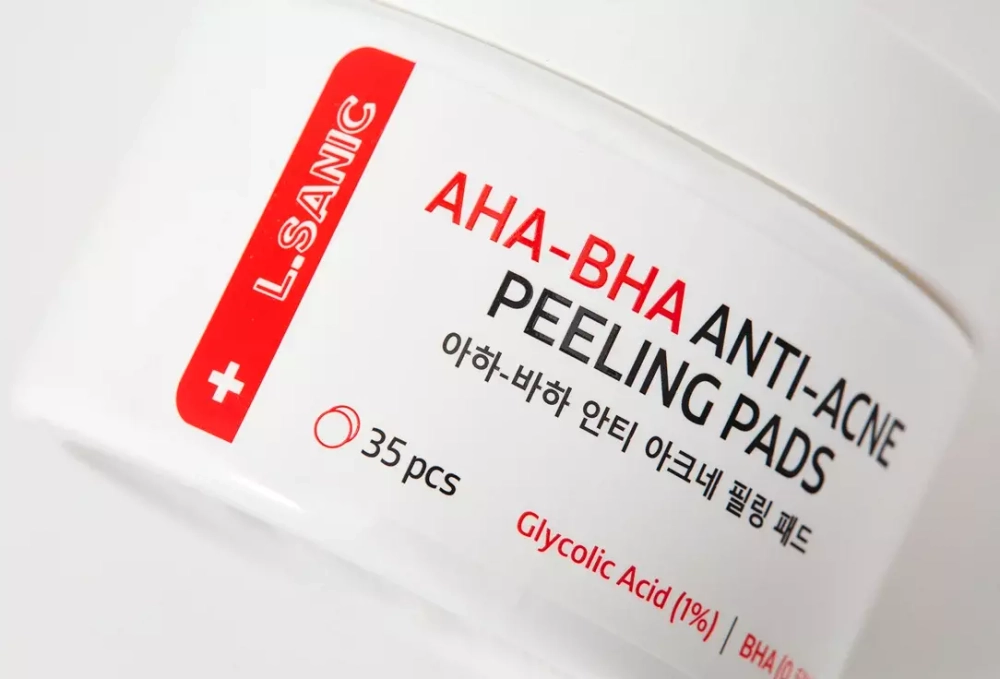 L.Sanic Диски отшелушивающие против несовершенств кожи - AHA-BHA anti-acne peeling pads, 35шт