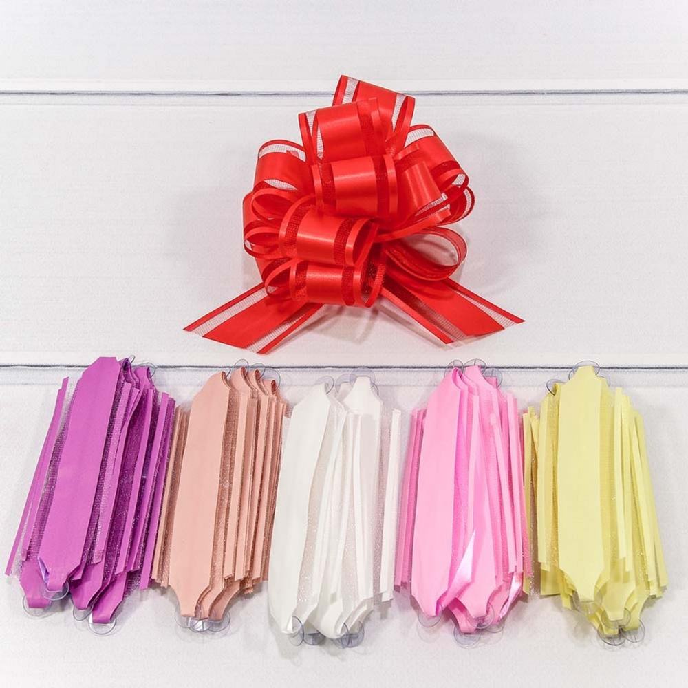 Бант Шар 3см Набор 6 шт "Сеточка" (Микс)