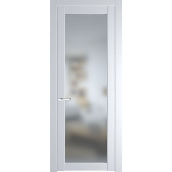 Межкомнатная дверь эмаль Profil Doors 1.1.2PD вайт остеклённая