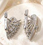 Ювелирные серьги из серебра 925 пробы
