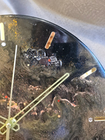 🕒 Часы настенные из эпоксидной смолы 30 см «Космическая бездна»