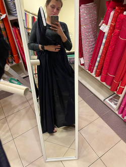 Трикотаж однотонная шерстяная кулирка с шелком (Valentino, 80%шерсть/20%шелк, Чернильный сумрак, 140, 140 гр/м2)