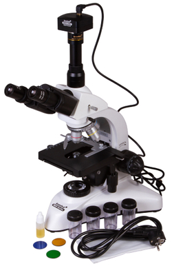 Микроскоп цифровой Levenhuk MED D20T, тринокулярный - фото 2