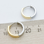 Швензы-кольца, размер 15 мм, биколор, цена за пару