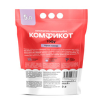 Наполнитель тофу комкующийся горная лаванда Комфикот 5 л