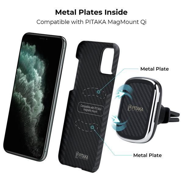 Чехол Pitaka MagEZ Case для Apple iPhone 11 Pro Max (Black/Gray Twill)