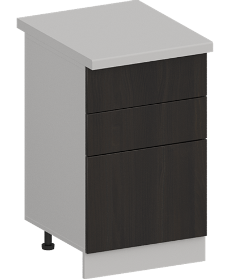 Кухня Модуль ШН3Я 500 Белый / Ликата