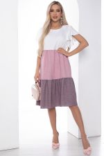 Платье Ветер перемен роза П10109 LT Collection