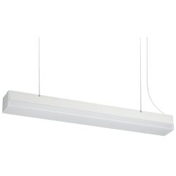 Линейный светодиодный светильник ЭРА SML-11-WB-40K-W24 24Вт 4000K 3000Лм 600x70x55 белый подвесной | Светильники линейные для ритейла