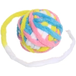 Игрушка - клубок для кошек «ИГРУЛИК», цвет как на фото, d-5см, длина 20см